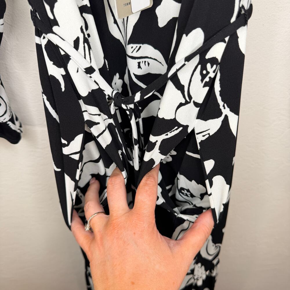 NWT Tommy Bahama Carmela Off The Shoulder Tie Waist Floral Midi Dress Small - Picture 6 of 15
